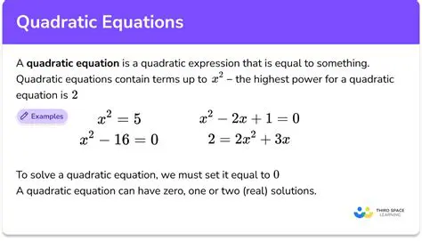 Applications of Quartic Equations