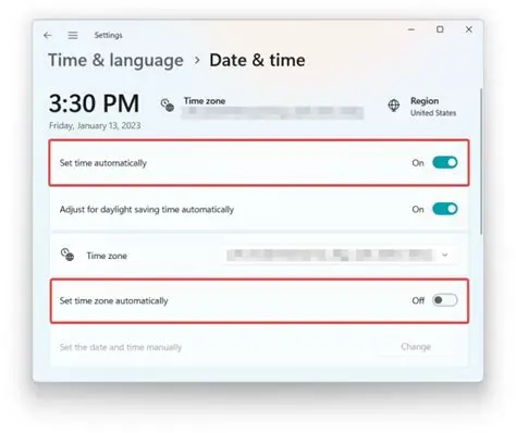 Automatic Time Zone Detection