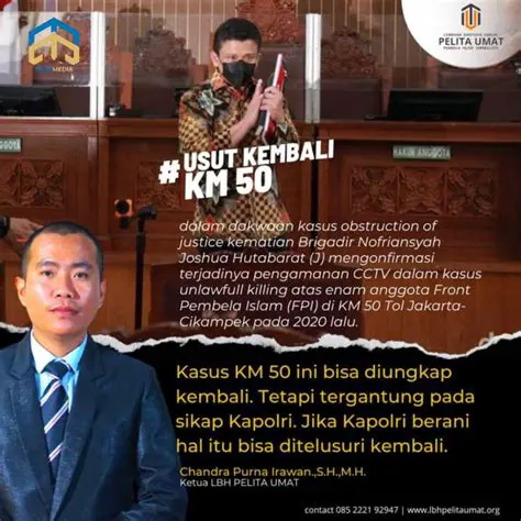 Berita Kasus KM 50: Kronologi, Kontroversi, dan Babak Akhir Penegakan Hukum