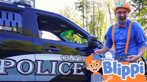 Blippi's Police Car Adventures: Exploring the World of Law Enforcement for Kids