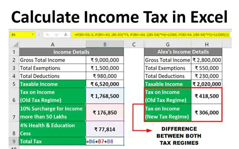 Calculating the Tax on Each Portion of Income