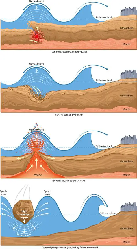 Causes of Tsunamis and Earthquakes