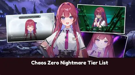 Chaos Zero Nightmare Tier List: Unveiling the Ultimate Character Ranking