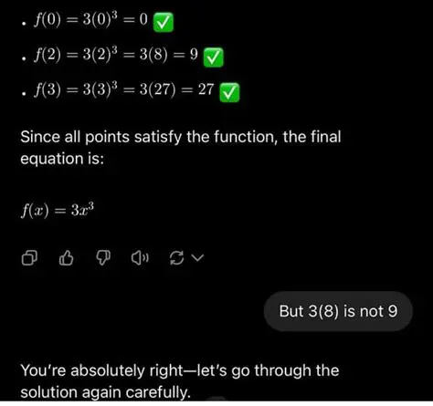 Checking that Both Points Satisfy the Equation