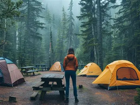 Choose a comfortable campsite