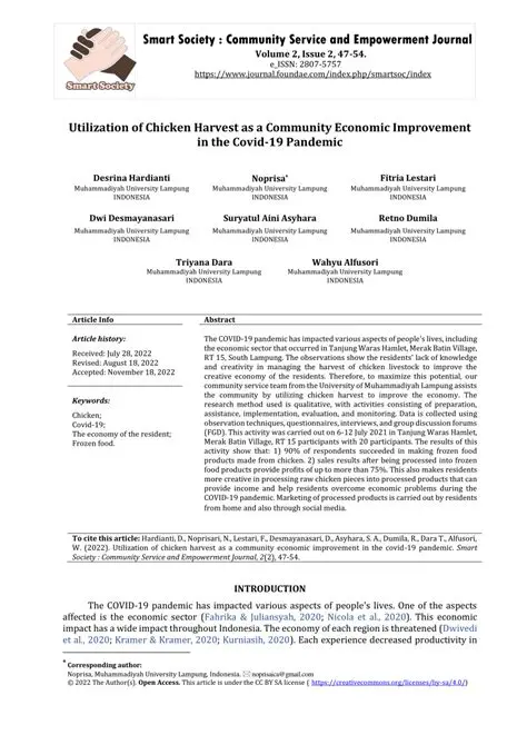 Community Economic Improvement