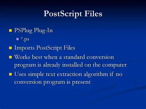 Compressed PostScript Files