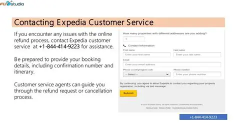 Contact Expedia customer support