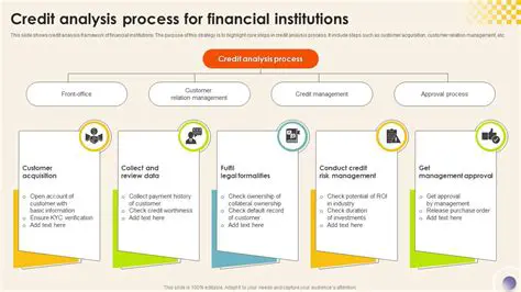 Continuously improve the credit analysis process