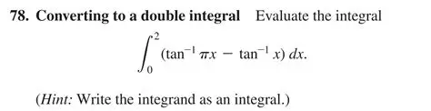 Converting to a Double Integral