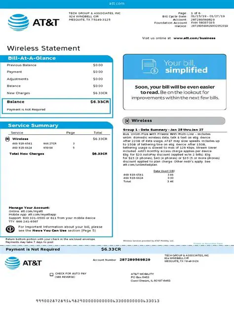Creation of a Unified Bill