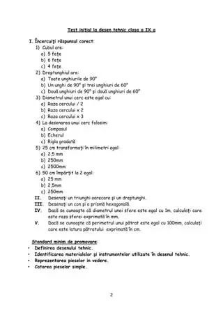 Desenarea Cercului Central