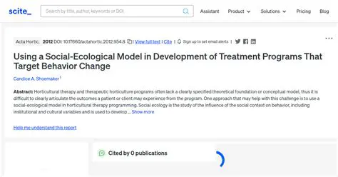 Development of treatment programs