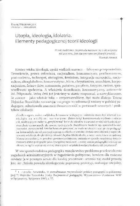 Elementy ideologii nowej prawicy