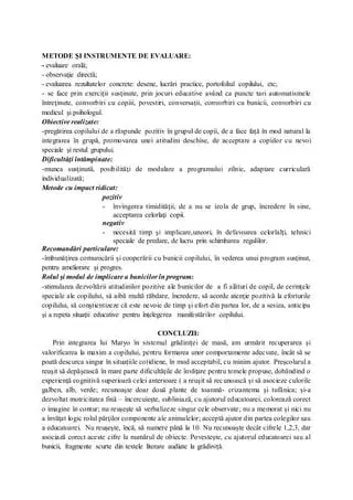 Evaluarea rezultatelor unei echipe sportive