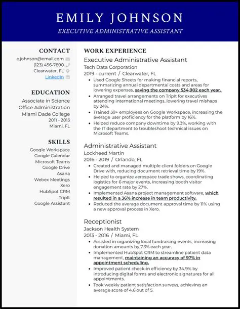 Master Your Job Search: The Ultimate Executive Administrative Assistant Resume Template Guide