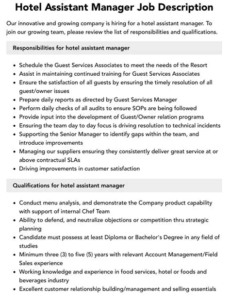 Executive Assistant Manager Hotel: Your Guide to a Rewarding Hospitality Career