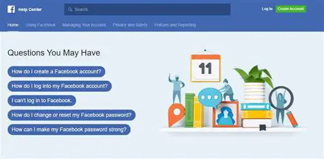 Facebook Help Center Website