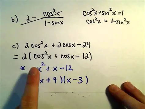 Factoring Trigonometric Expressions