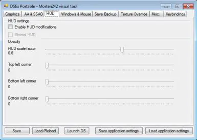 Features of Morten242s UI for DSFix