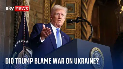 Fox News: Trump Claims Ukraine Initiated the War, Sparking Controversy