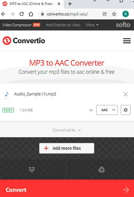 How to Use MP3 to AAC Converter