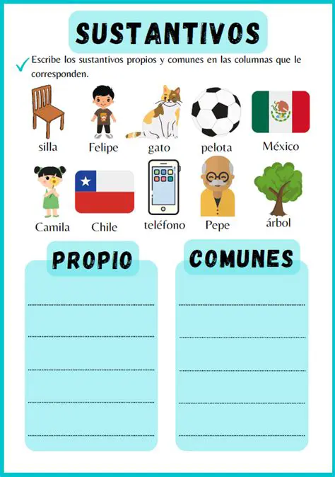 Identificar los sustantivos