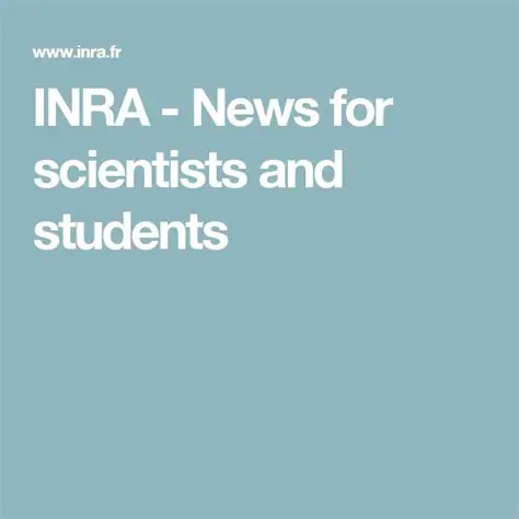 INRA News Today: Unveiling the Latest Research and Results