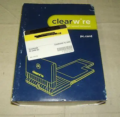 Installing the Clearwire Pc Card
