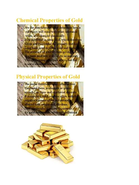 Intrinsically Pleasing Properties of Gold