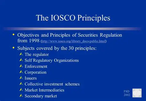 Navigating Global Finance: The Crucial Role of IOSCO Principles
