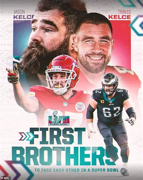 Jason Kelce and Travis Kelce: The Historic Brother vs. Brother Showdown at Super Bowl 2023