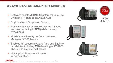 Key Features of Avaya Universal Access Phone Status