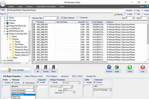 Key Features of File Renamer Ultra 2000