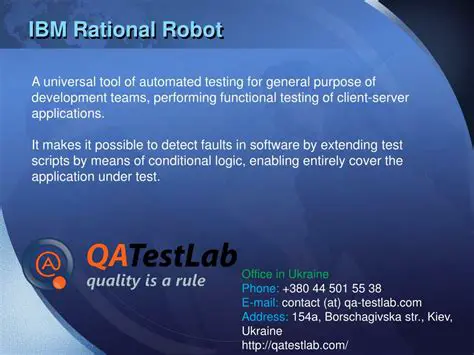 Key Features of IBM Rational Robot
