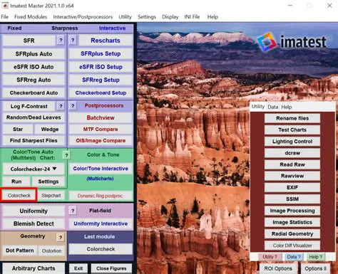Key Features of Imatest Master x64