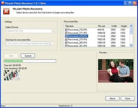 Key Features of PicaJet Photo Recovery