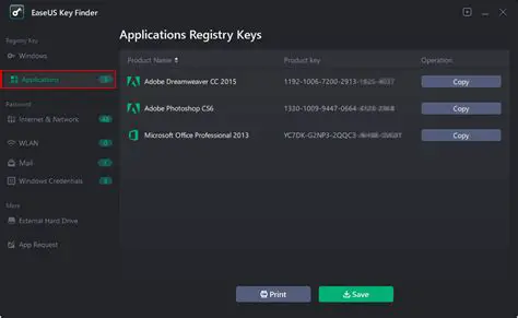 Key Features of Registry Finder
