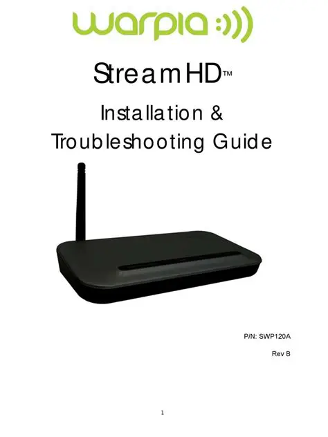 Key Features of Warpia StreamHD