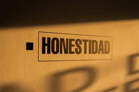 La falta de transparencia o honestidad