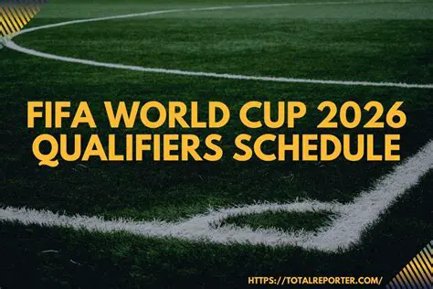 Live WM Quali: Your Ultimate Guide to the 2026 FIFA World Cup Qualifiers
