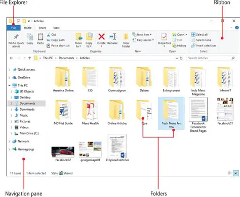 Location and Name of the Folder