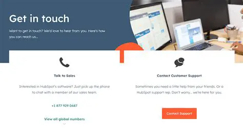 Look for contact information