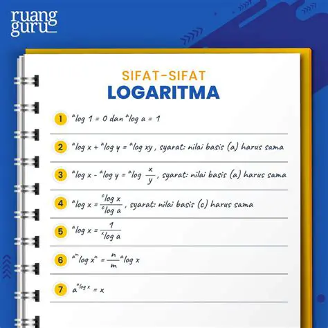 Menggunakan Sifat Logaritma