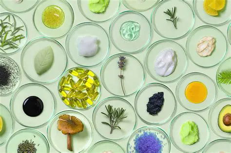 Natural ingredients in cosmetics