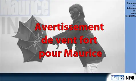 Naviguer dans la Tempête : Comprendre et Répondre à un Avertissement de Vent Fort