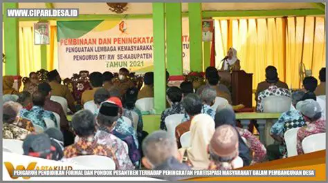 Peningkatan Partisipasi Masyarakat