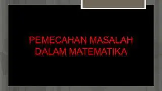 Permasalahan Matematika yang Menarik
