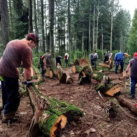 Prohibition on cutting down trees in protected forests
