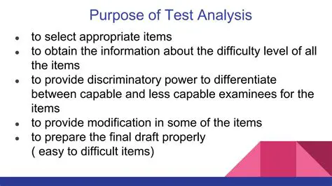 Unlocking Insights: What is the Purpose of Item Analysis in Assessments?